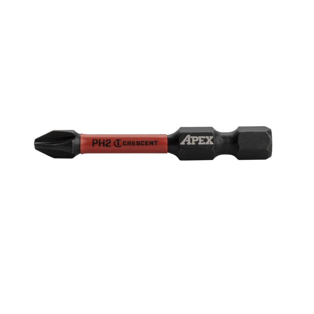 Crescent CAVB2PH2-2 Phillips Vortex Impact Power Bit, Black Oxide