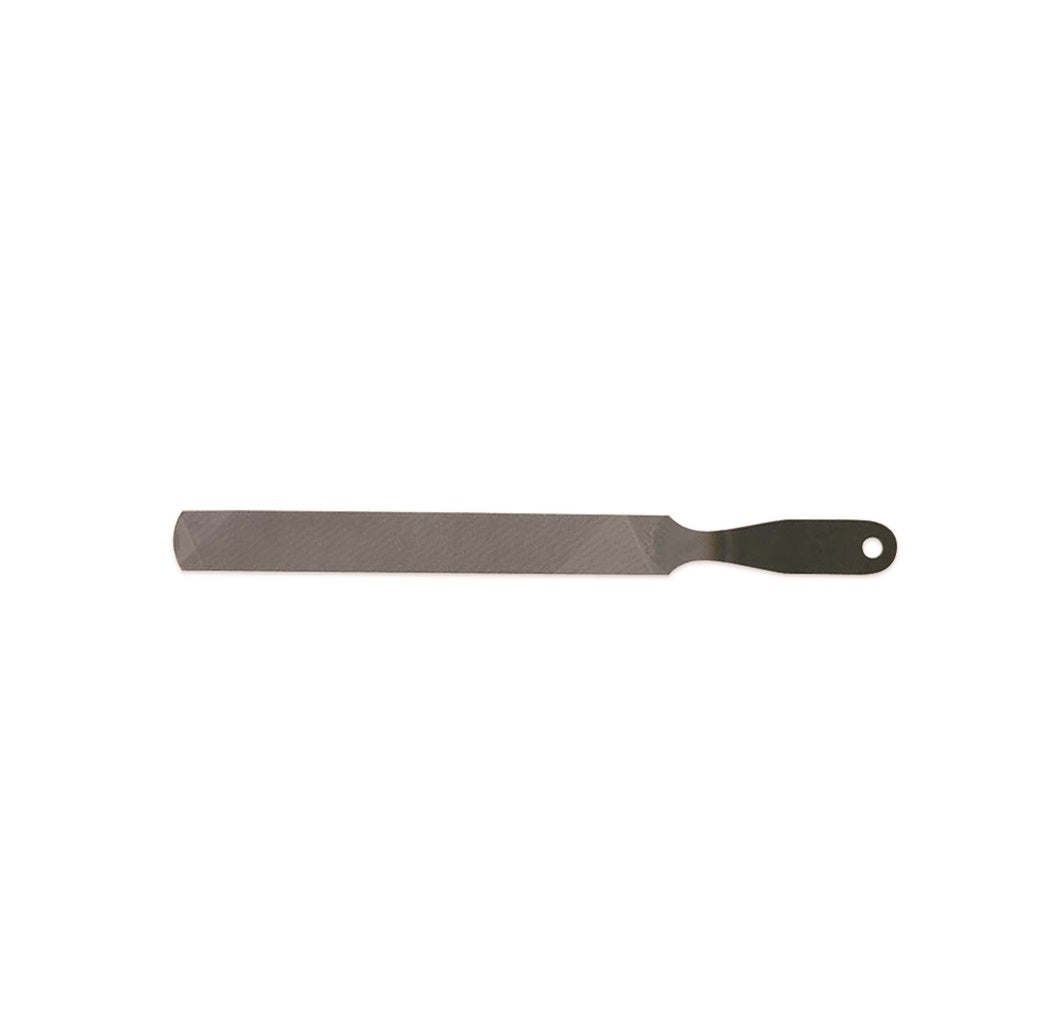 Crescent 06706N Nicholson Rectangular Double/Single Cut Axe File, Steel, 8 in