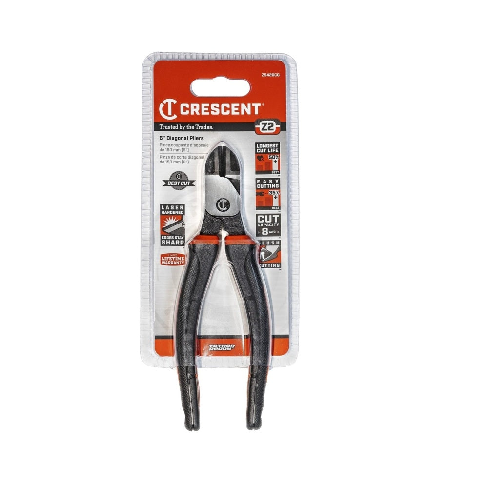 Crescent Z5426CG-06 Z2 K9 Diagonal Plier, 6-1/2 Inch