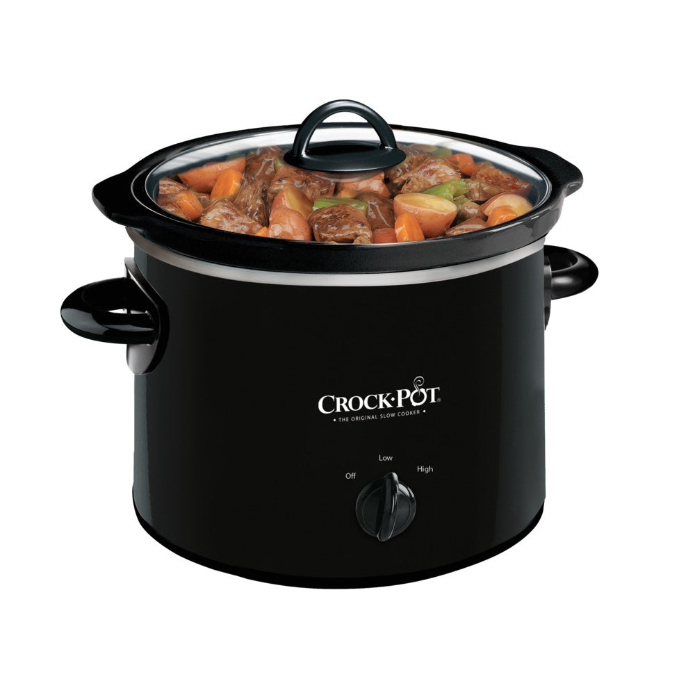 Crock-Pot 2121314 Manual Slow Cooker, Black, 2 Quart