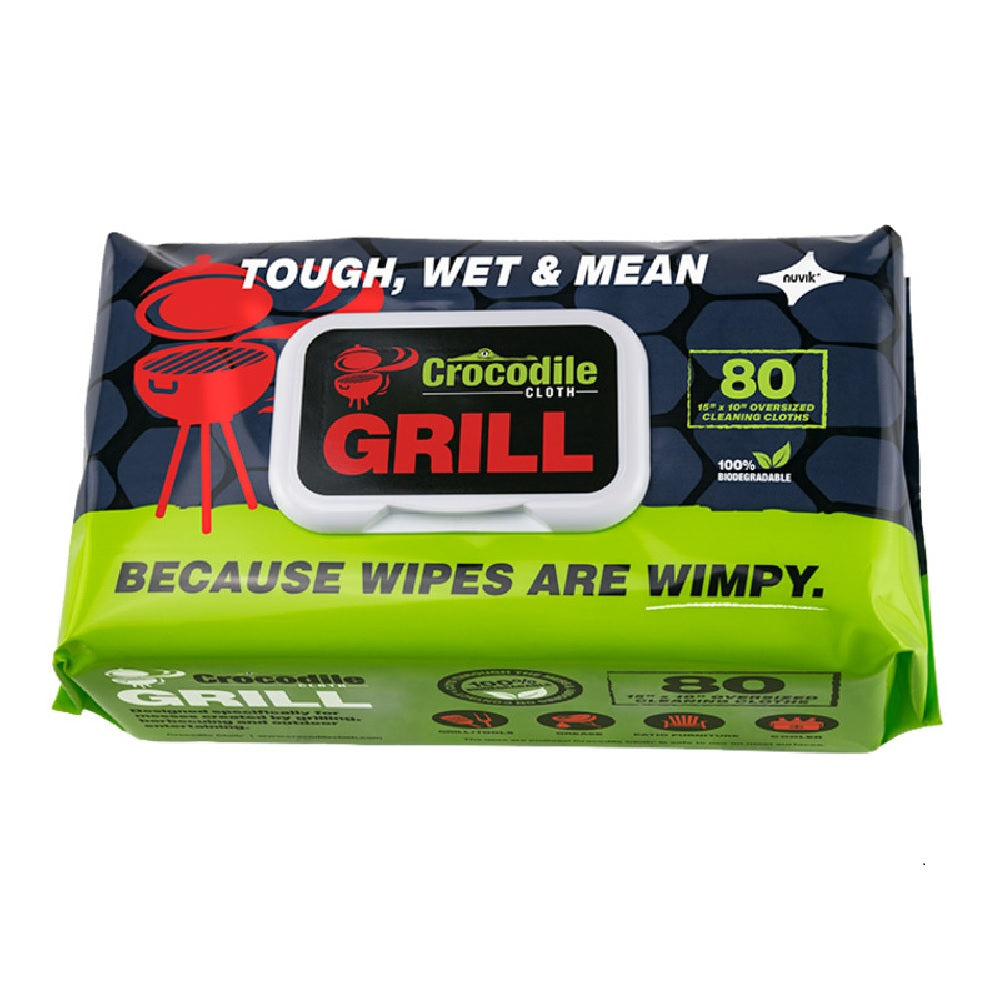Crocodile Cloth 6600 Grill Cleaning Cloth, 80 Pack