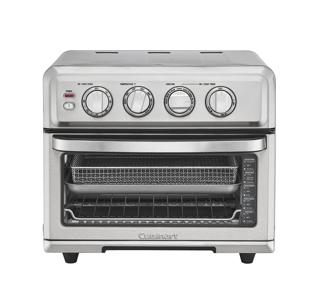 Cuisinart TOA-70 Air Fryer Toaster Oven with Grill, Gray/Silver