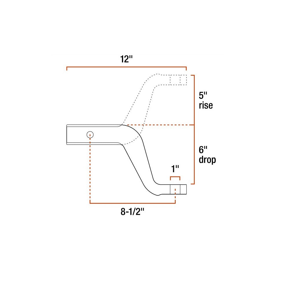 Curt 45362 Ball Mount, Aluminum