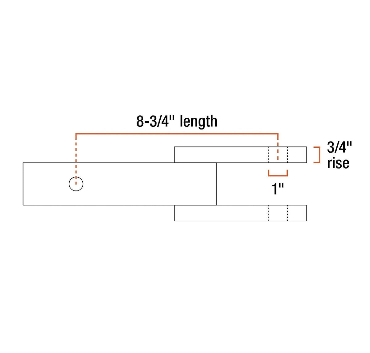 Curt 45821 Clevis Pin Ball Mount, Black, Steel