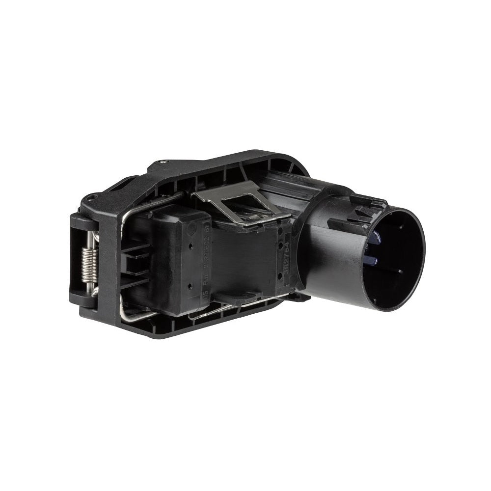 Curt 57020 Dual-Output Connector Plug, 12 Volt, Black