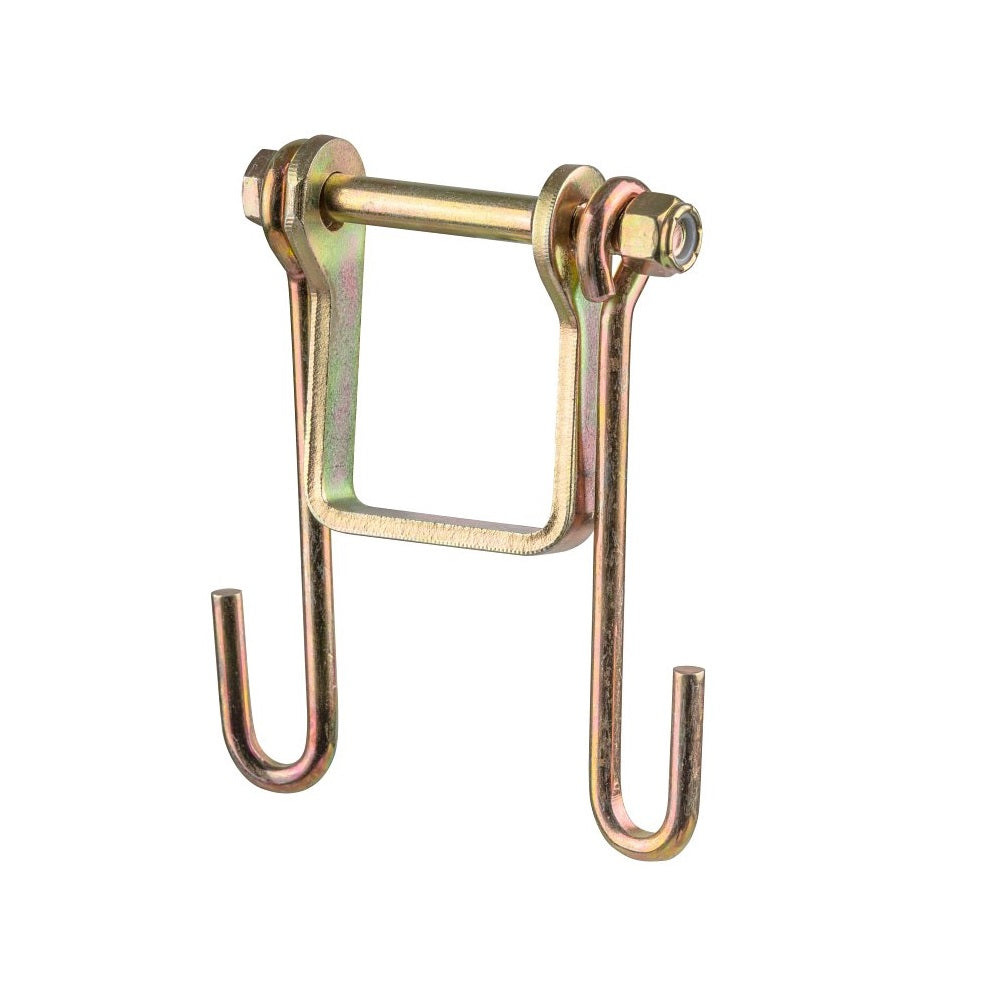Curt 45806 Safety Chain Holder Bracket, Zinc Plated, Carbon Steel