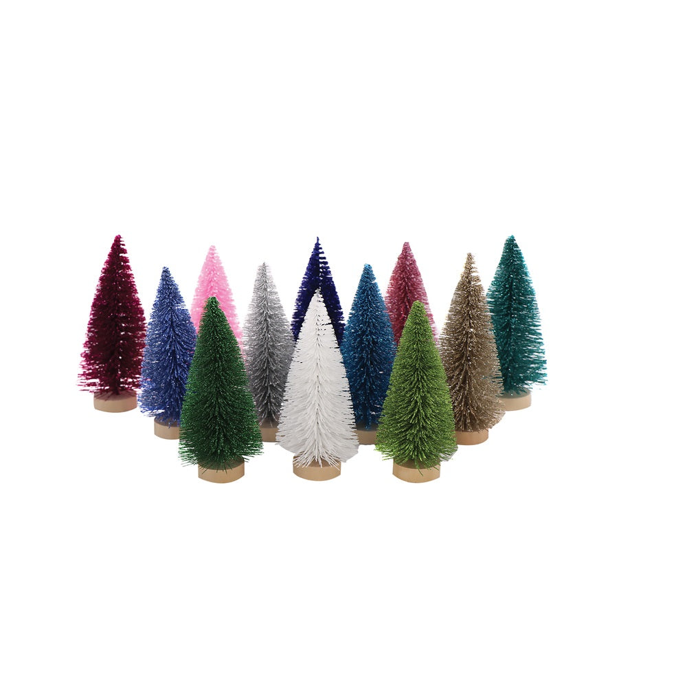 DEI 12755A Bushy Pine Christmas Tree, Assorted Colors