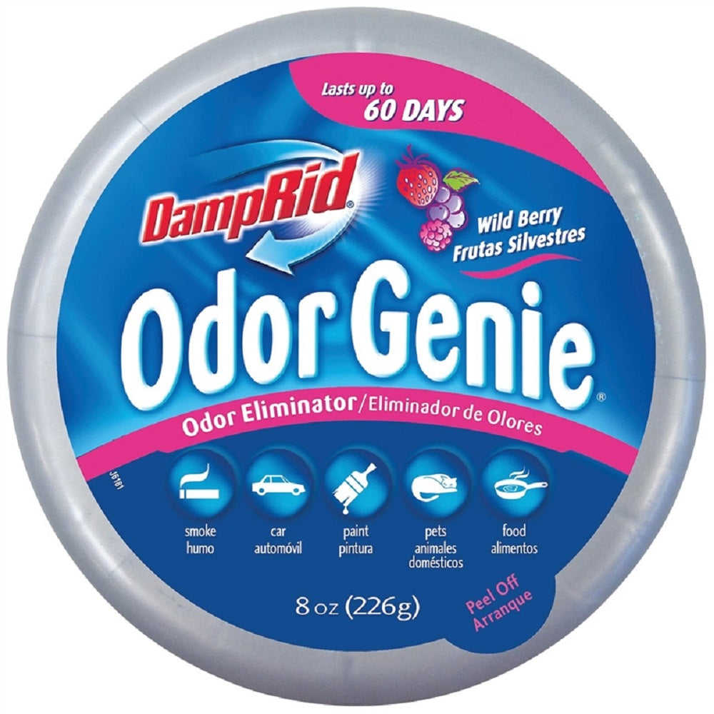 Damp Rid FG69H Odor Genie Solid-Gel Odor Eliminator, 8Oz
