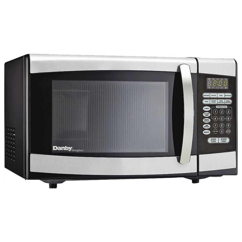 Danby DBMW0924BBS/DMW09 Microwave Oven, Silver, 0.9 cu-ft