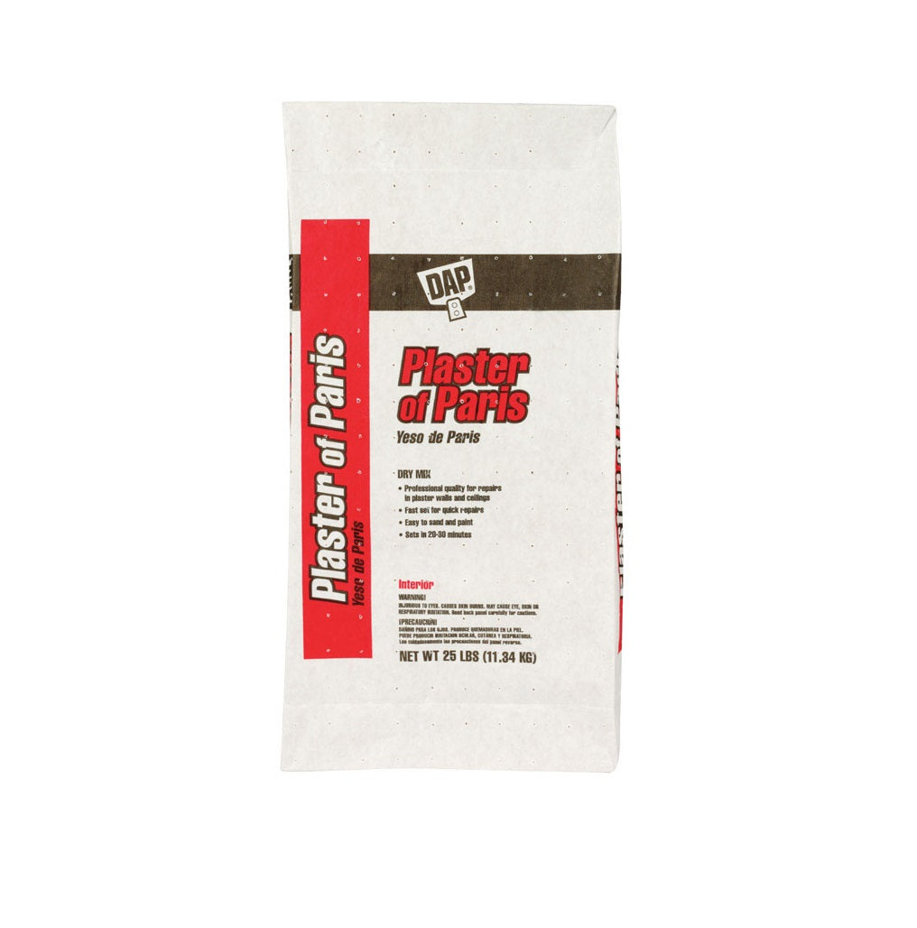 Dap 10312 Plaster of Paris, White, 25 Lb