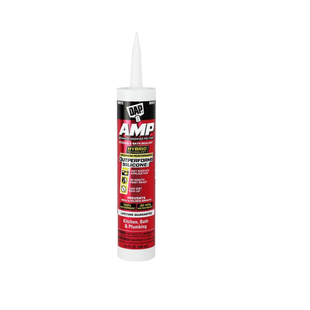 Dap 7079800762 AMP Advanced Hybrid Caulk Sealant, 9 Oz