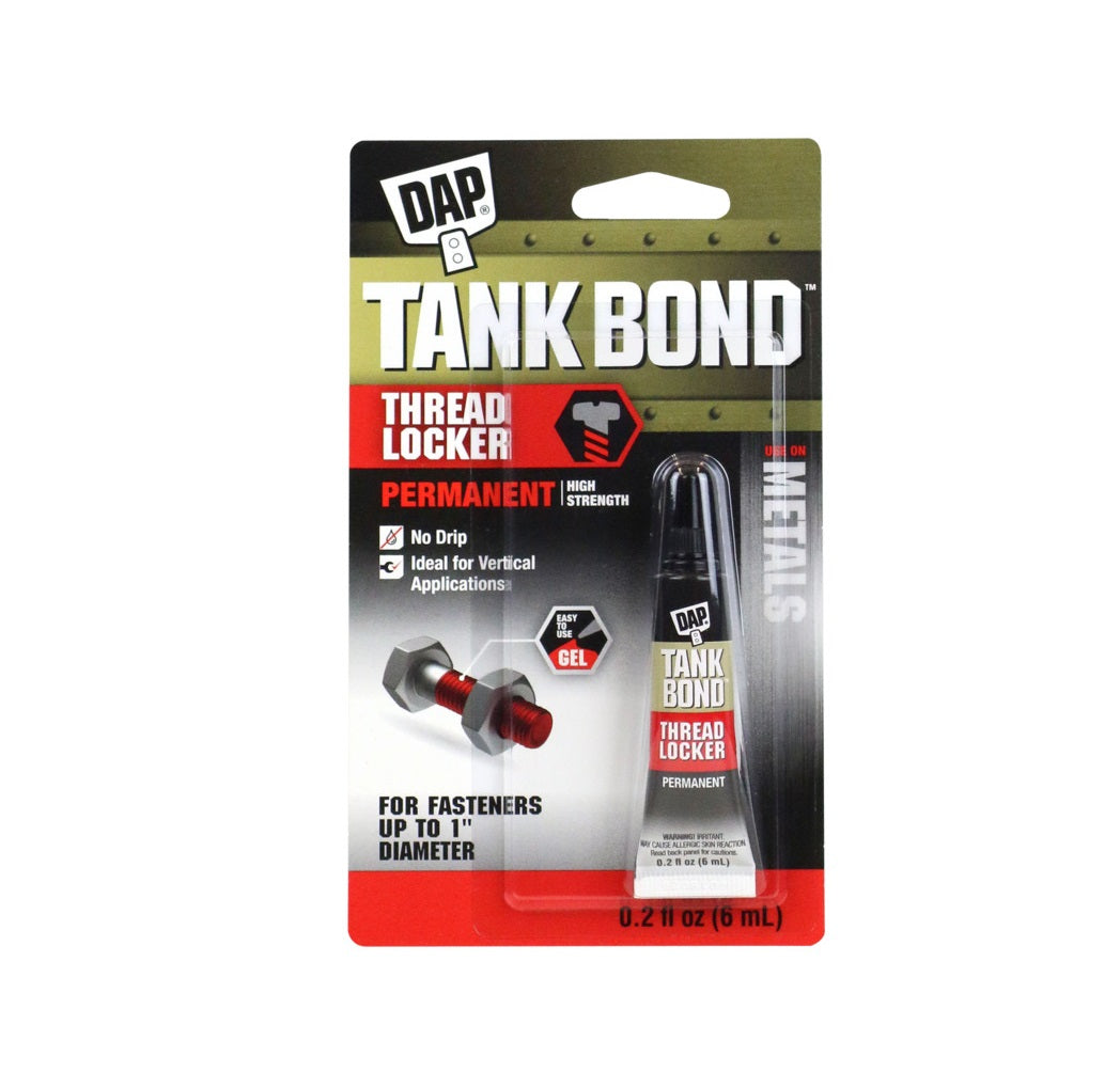 Dap 7079800166 Permanent Thread Locker, 0.2 Oz