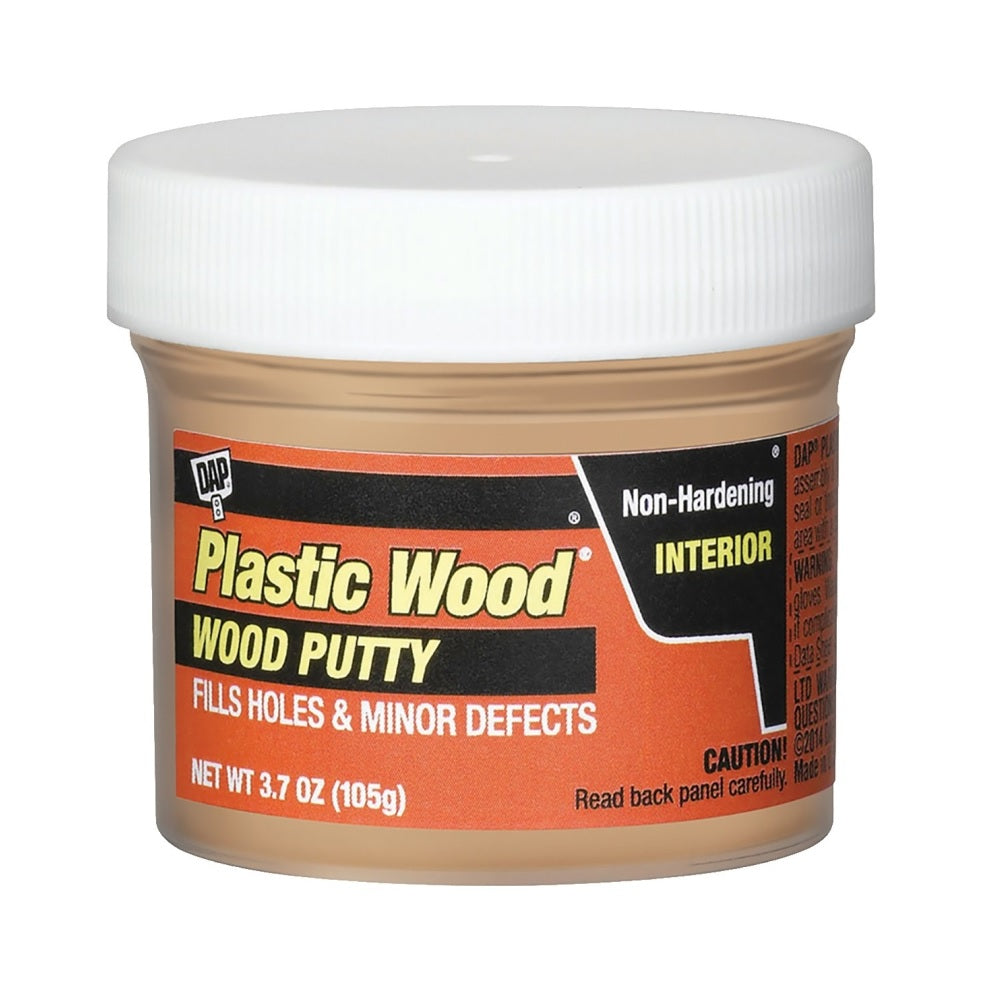 Dap 7079821274 Plastic Wood Non-Hardening Wood Putty, 3.7 Ounce