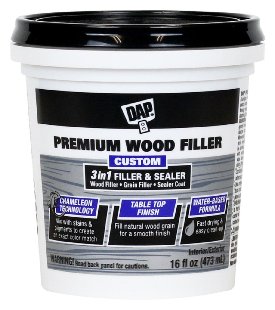 Dap 7079800550 Premium Wood Filler, Paste, Slight, 16 Oz