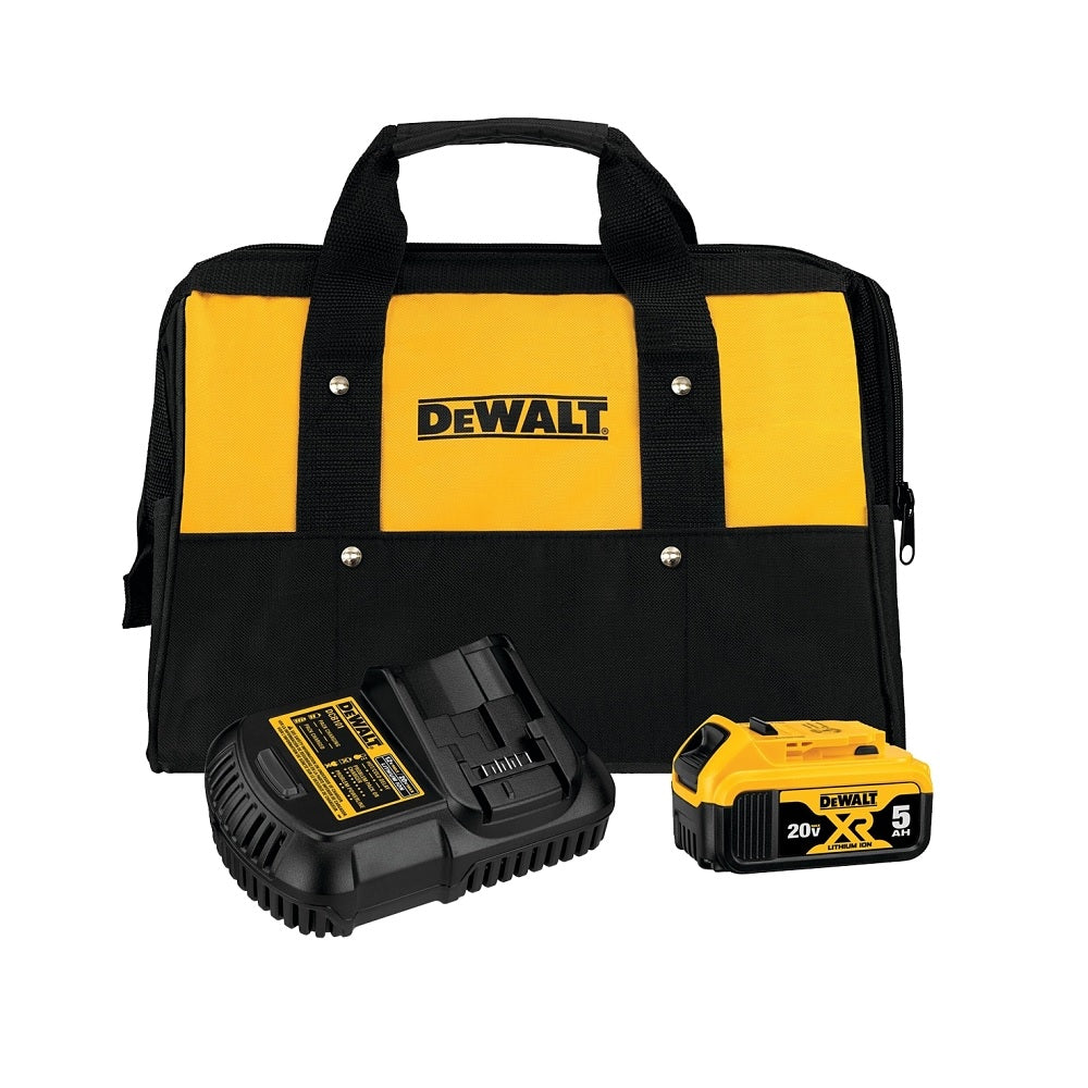 DeWalt DCB205CK MAX Battery Charger Kit With Bag, 20 Volt