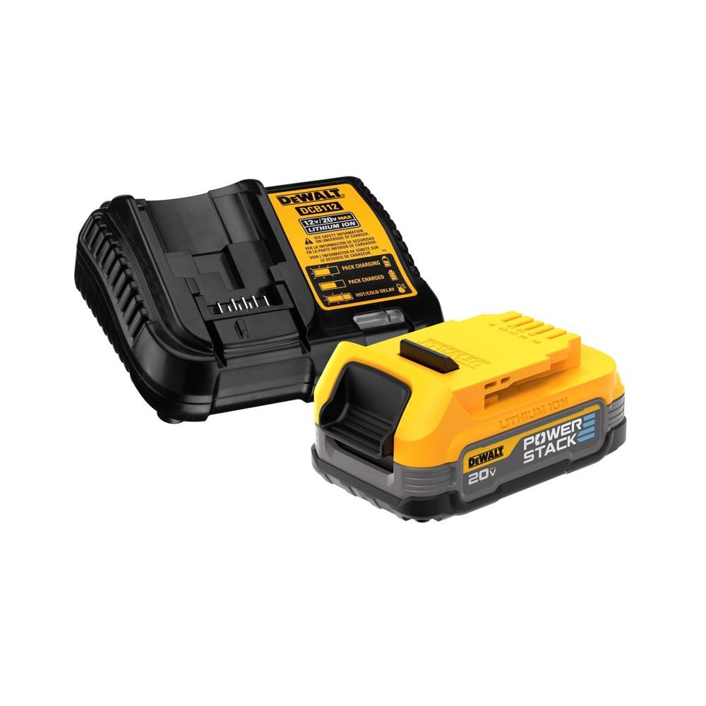 DeWalt DCBP034C 20V Max Powerstack Battery and Charger Starter Kit, 20 Volt