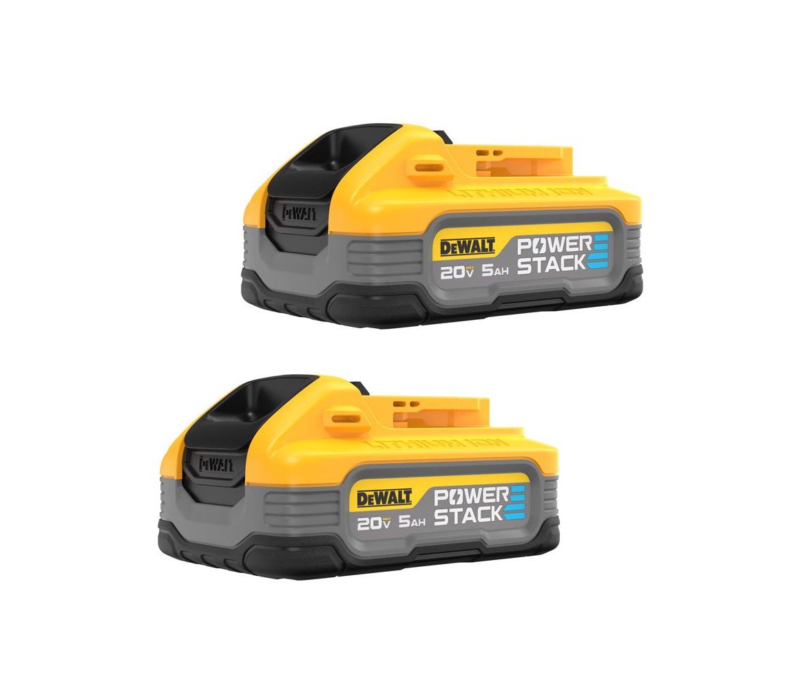 DeWalt DCBP520-2 20V MAX POWERSTACK Lithium-Ion Battery, 2 Pieces