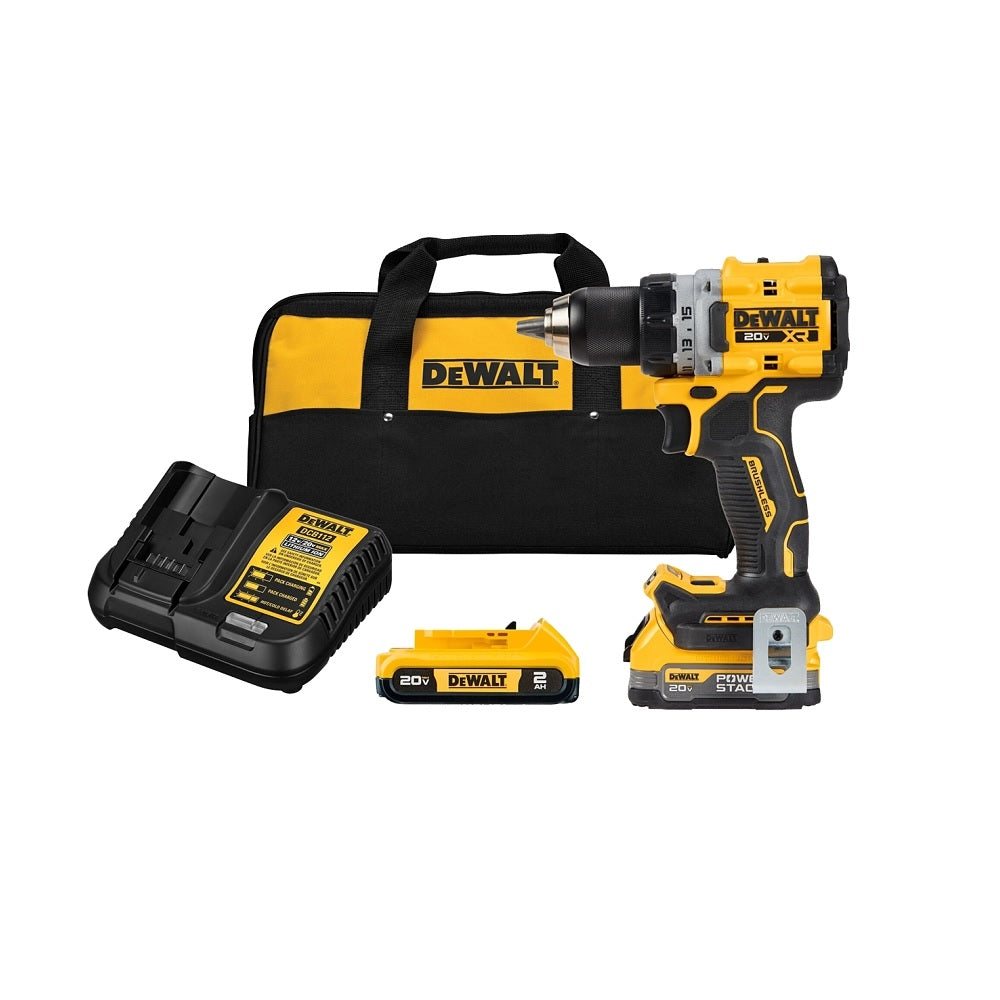 DeWalt DCD800D1E1 Max XR Brushless Cordless Drill Driver Kit, 20 Volt