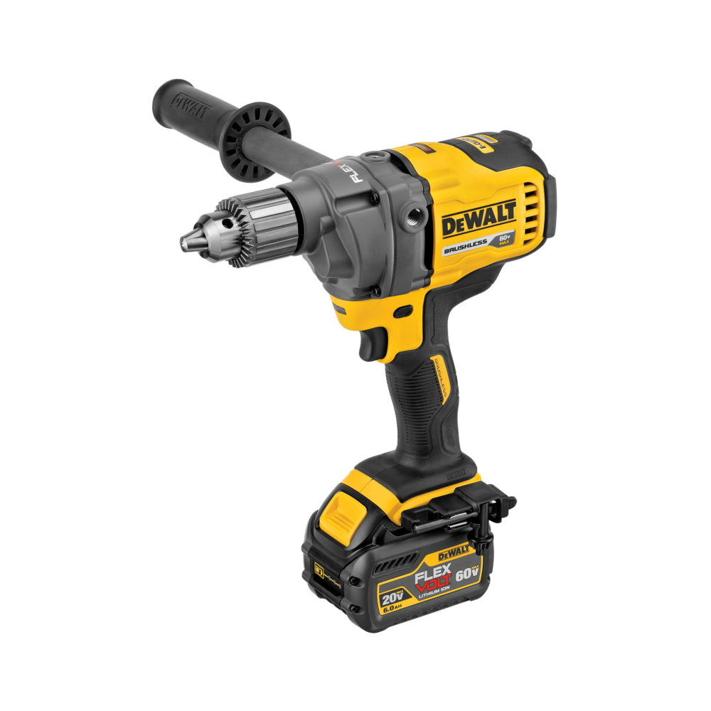 DeWalt DCD130T1 FLEXVOLT Brushless Mixer/Drill with E-Clutch with Battery, 60-Volt