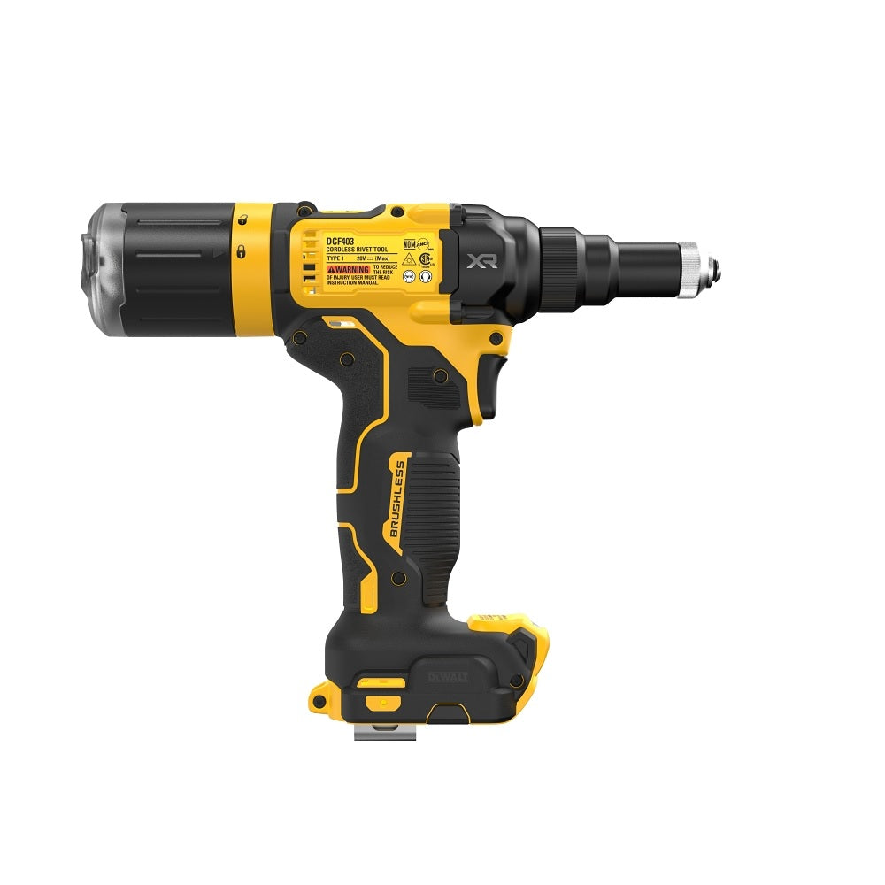 DeWalt DCF403B 20V MAX XR Rivet Tool, 20 Volt