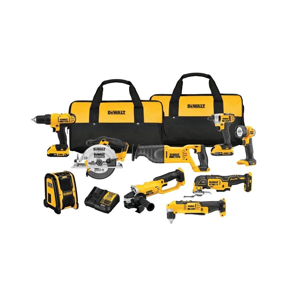 DeWalt DCK940D2 Cordless Brushed Combo Tool Kit, 20 Volt