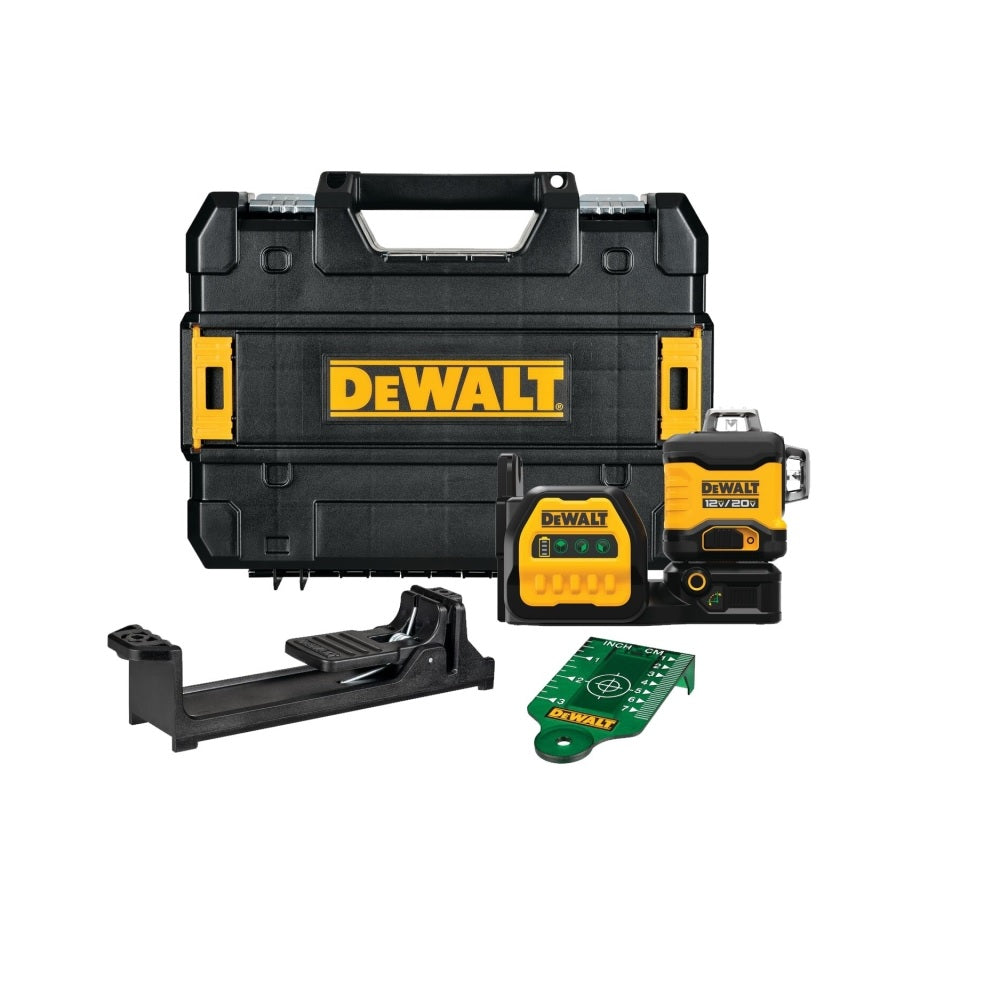 DeWalt DCLE34030GB Cross Line Laser Level, 165 Feet Measuring Range