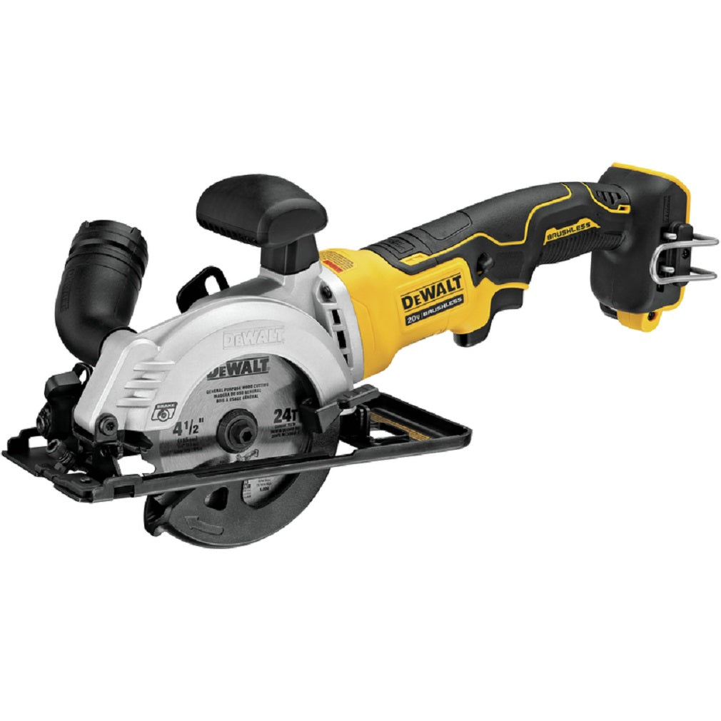 DeWalt DCS571B Atomic Compact Circular Saw, Cordless, 4500 rpm