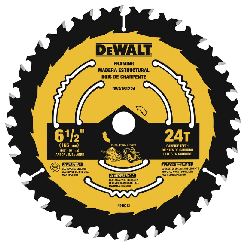 DeWalt DWA1612CMB Circular Saw Blade Set, Tungsten Carbide