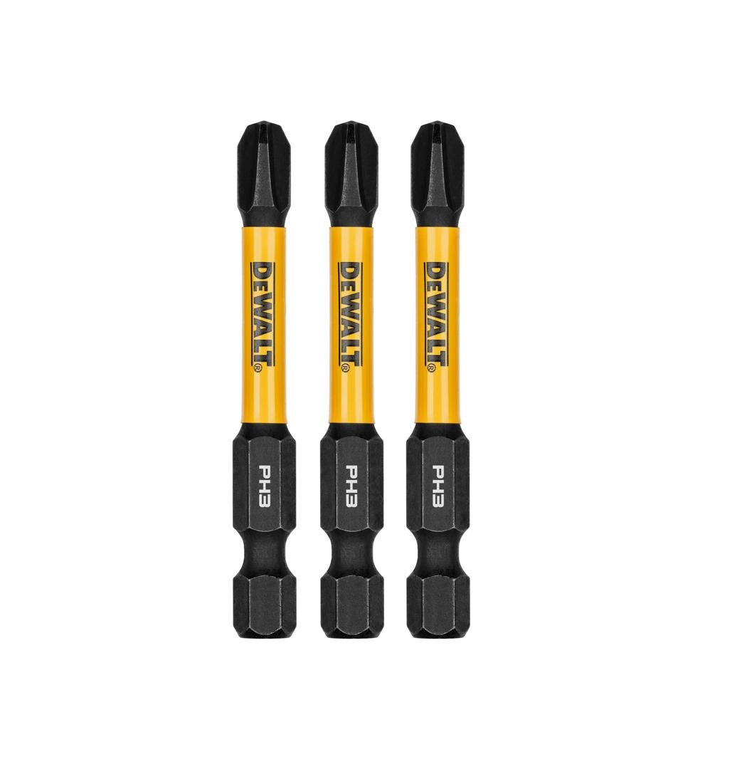 DeWalt DWAF2PH3IR3 FlexTorq Phillips Impact Driver Bit Set, Steel