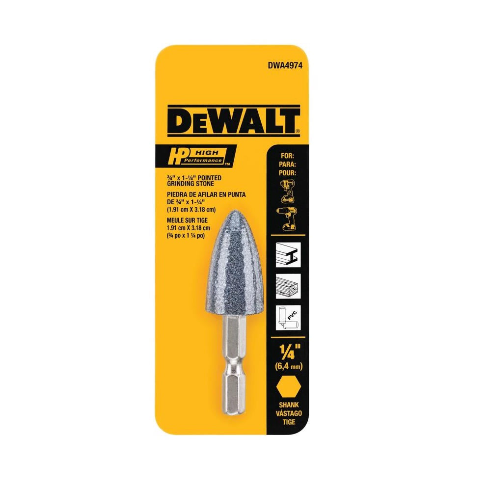 DeWalt DWA4974 HP Conical Grinding Point, 3/4 Inch