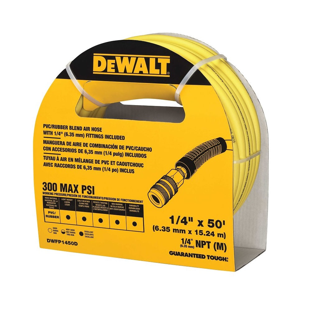 DeWalt DWFP1450D Air Hose, 1/4 Inch x 50 Feet