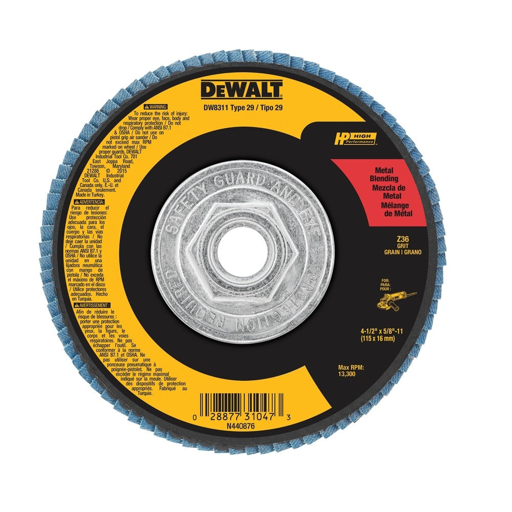DeWalt DW8311 Flap Disc, 40 Grit