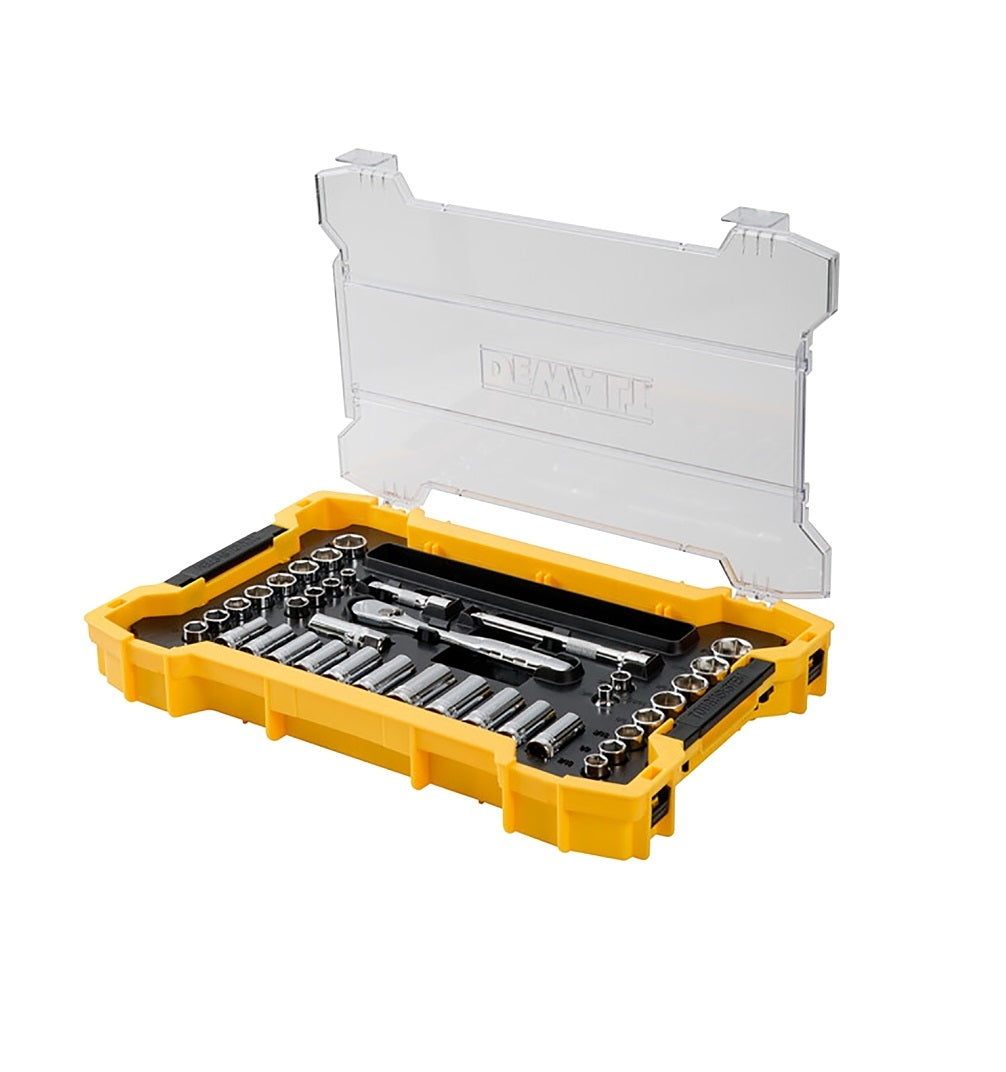 DeWalt DWMT45400 Socket Set, Chrome, 3/8 inch Drive