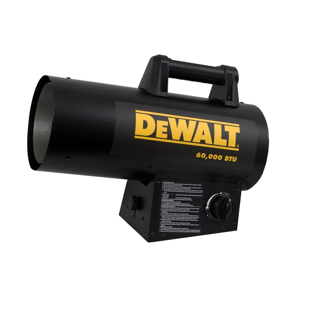 DeWalt F340750/F340710 Forced Air Portable Propane Heater, 60,000 BTU