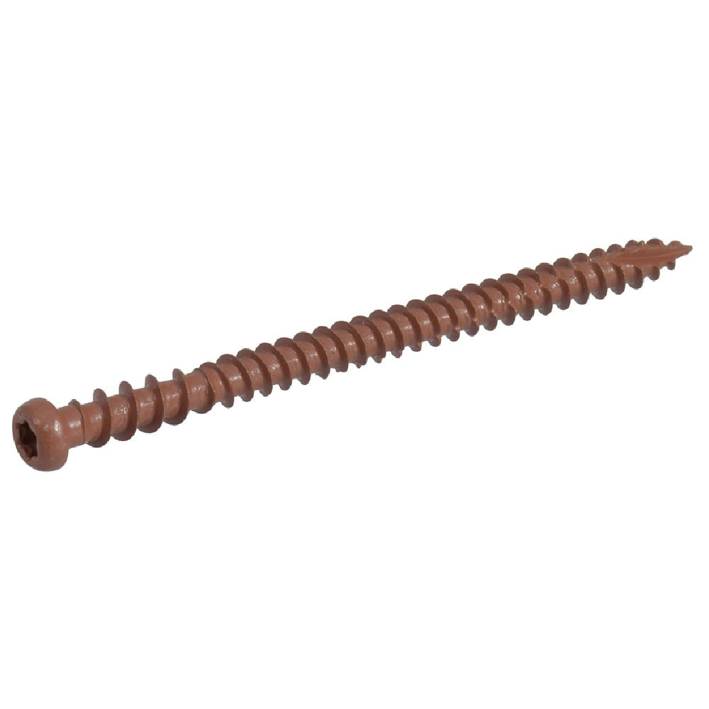 Deck Plus 48461 Star Flat Head Composite Deck Screws, Red, 3 Inch