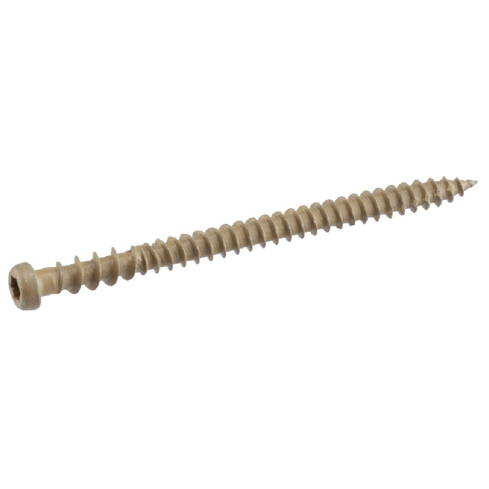 Deck Plus 48451 Star Flat Head Composite Deck Screws, Tan, 2-1/2 Inch