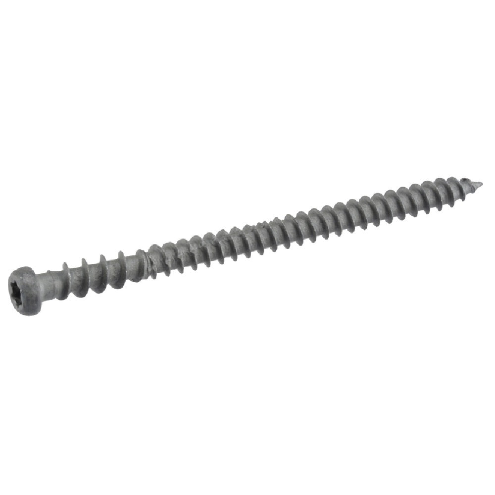 Deck Plus 48439 Star Flat Head Composite Deck Screws, Gray, 1 Lbs