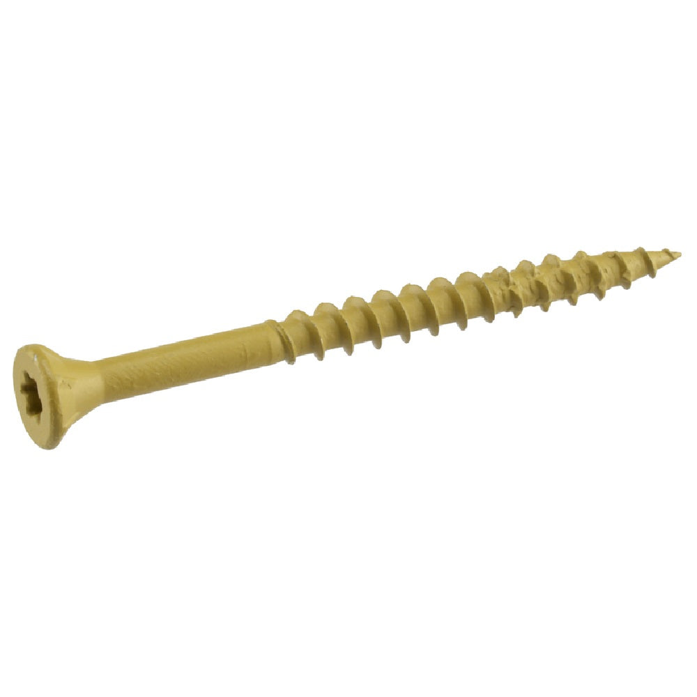 Deck Plus 48412 Star Flat Head Exterior Deck Screws, Tan, 1-5/8 Inch