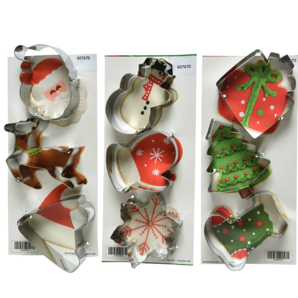 Decoris 607670 Christmas Cookie Cutter, Stainless Steel