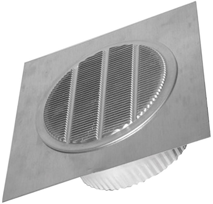 Deflect-O EARL4TFW Undereave Dryer Vent Kit, Silver
