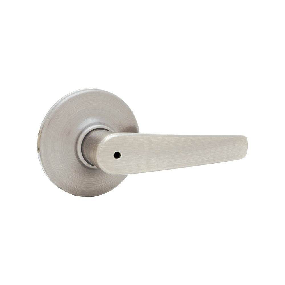 Kwikset 300DL 15 Non-Handed Privacy Lever, Satin Nickel