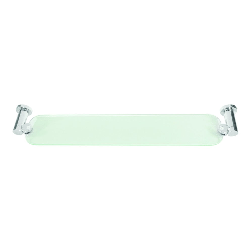 Deltana BBN2015/20-15 Nobe Series Shampoo Shelf with Glass, Brushed Nickel, 20"