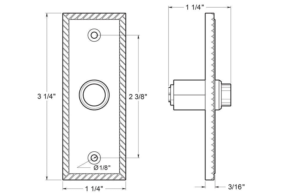 buy doorbell buttons at cheap rate in bulk. wholesale & retail electrical equipments store. home décor ideas, maintenance, repair replacement parts