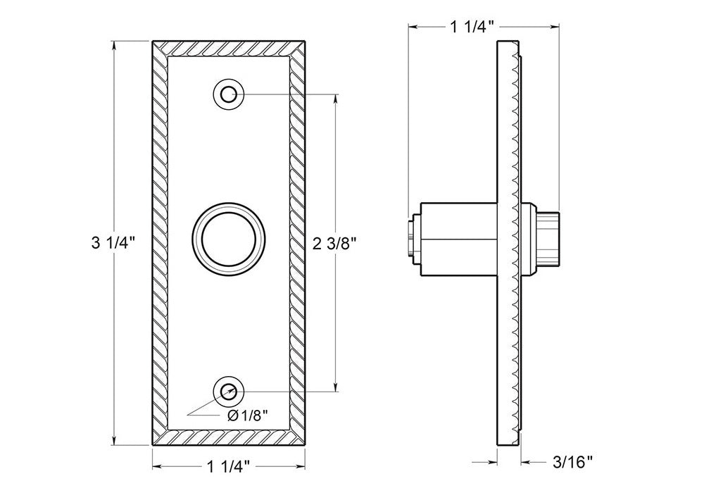 buy doorbell buttons at cheap rate in bulk. wholesale & retail electrical repair kits store. home décor ideas, maintenance, repair replacement parts