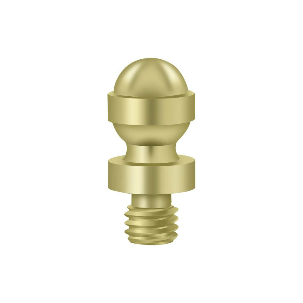 Deltana CHAT3 Cabinet Finial Acorn Tip, Polished Brass