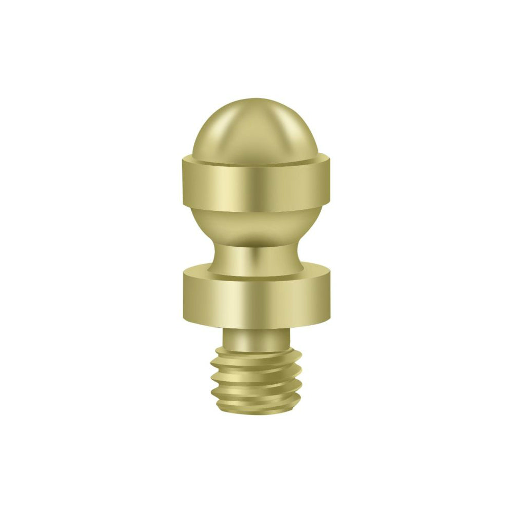 Deltana CHAT3 Cabinet Finial Acorn Tip, Polished Brass