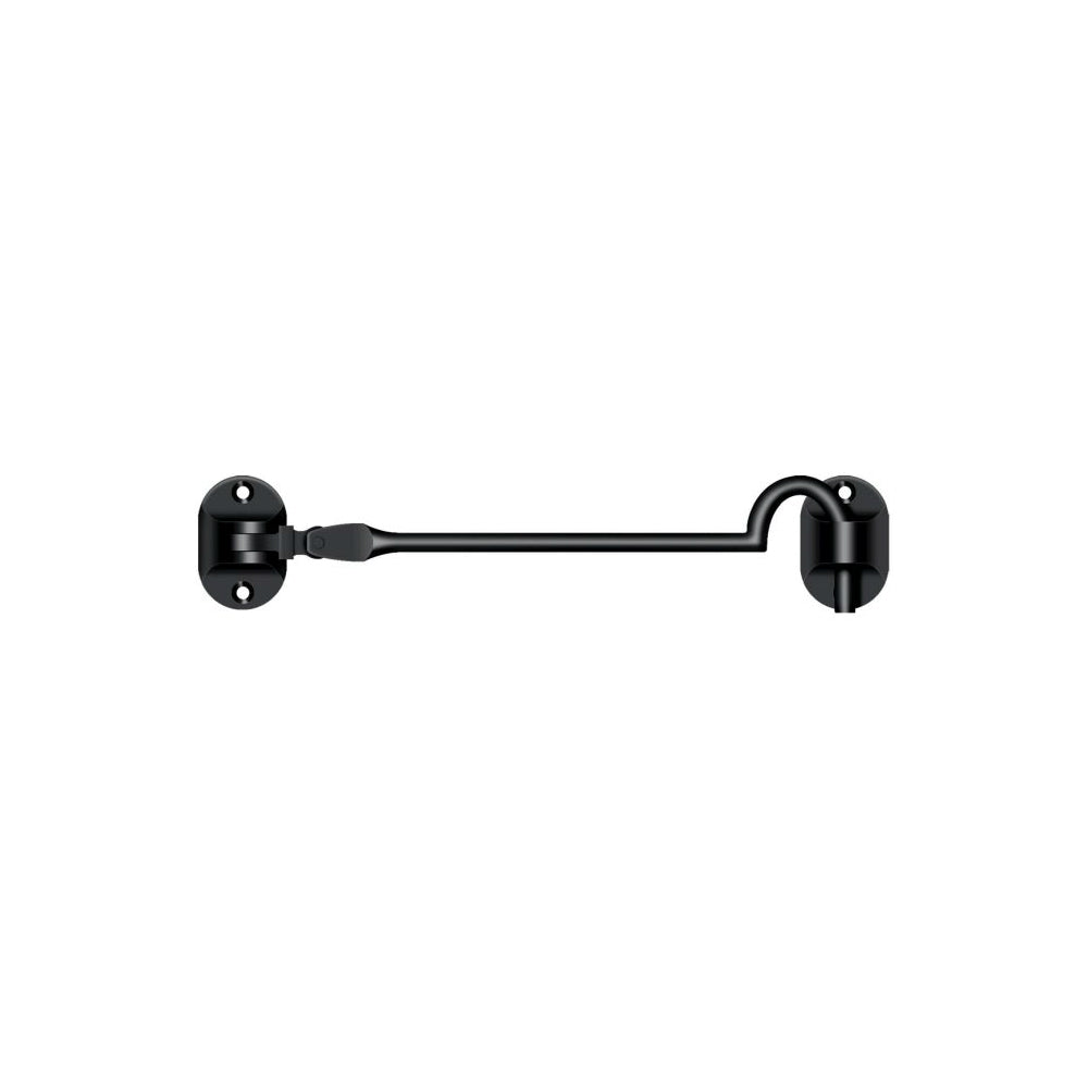 Deltana CHB6U19 British Style Cabin Hook, Paint Black, 6"