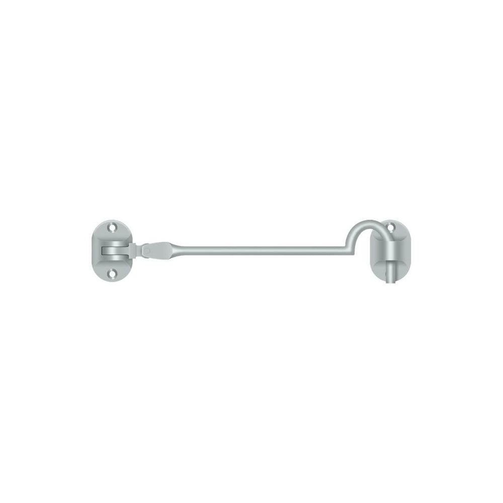 Deltana CHB6U26D British Style Cabin Hook, Brushed Chrome, 6"