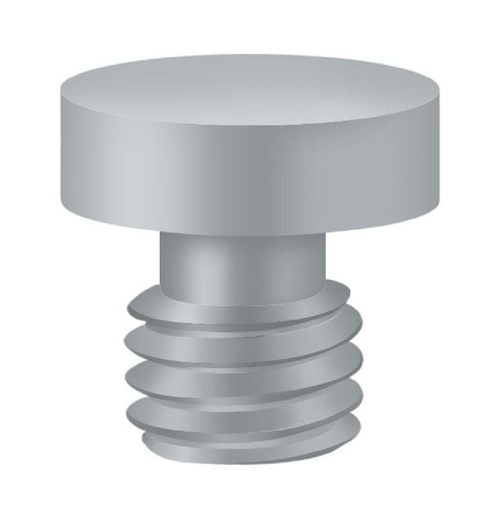 Deltana CHBU26D Hinge Button Tip, Solid Brass, Brushed Chrome