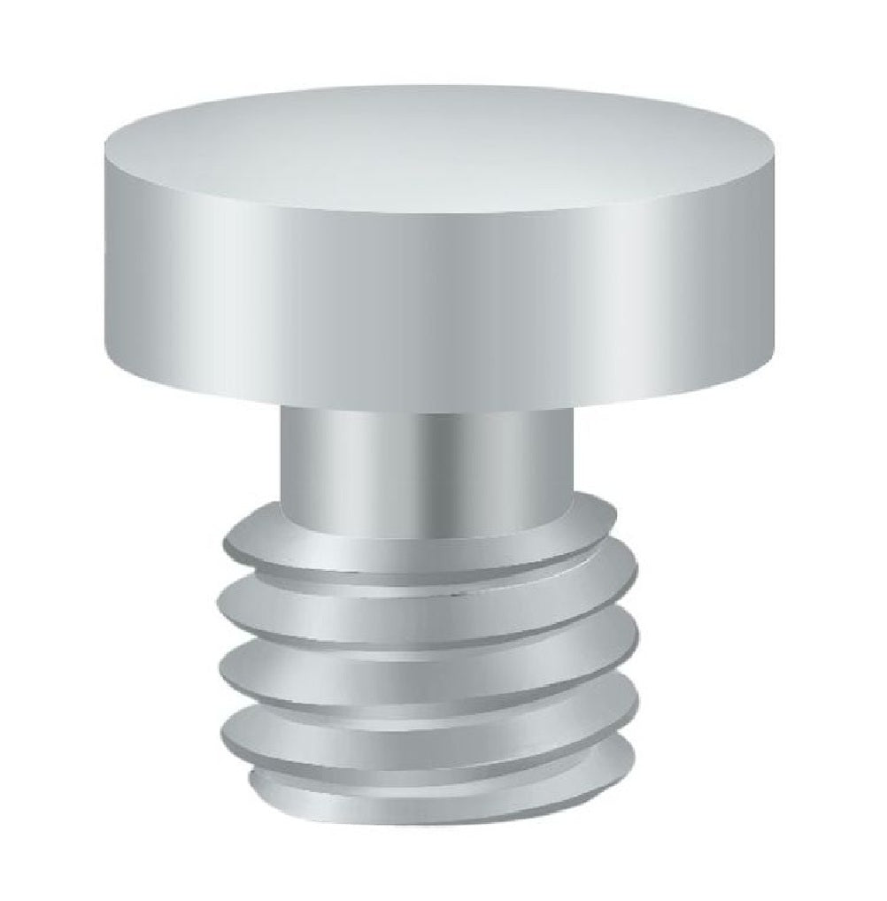 Deltana CHBU26 Hinge Button Tip, Solid Brass, Polished Chrome